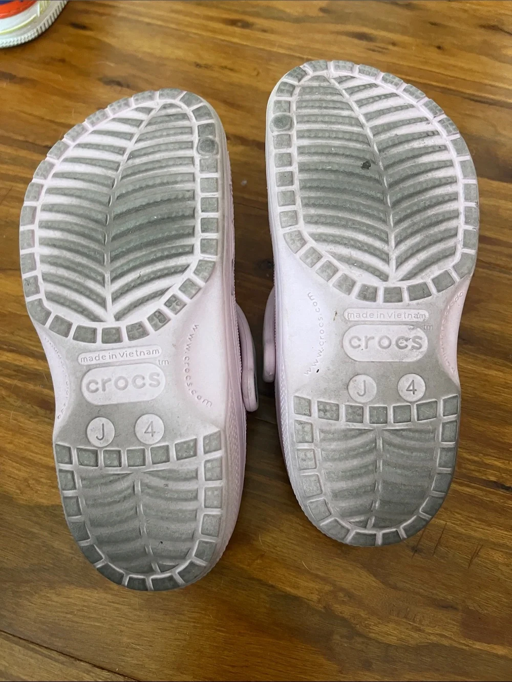 CROCS Kids' Classic Clog in Pale Pink
